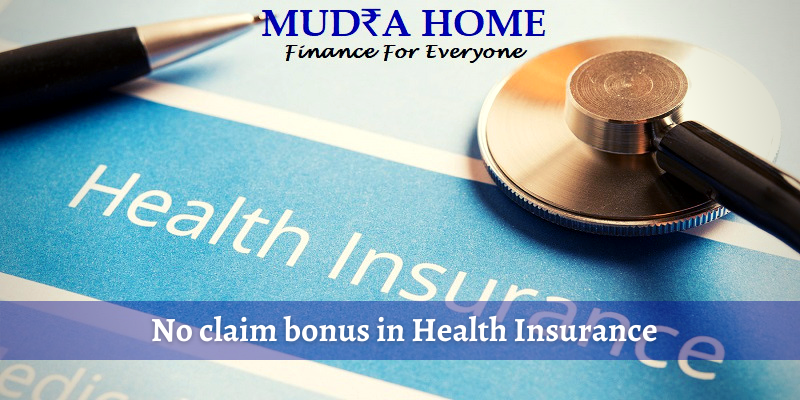No claim bonus in Health Insurance - (a)