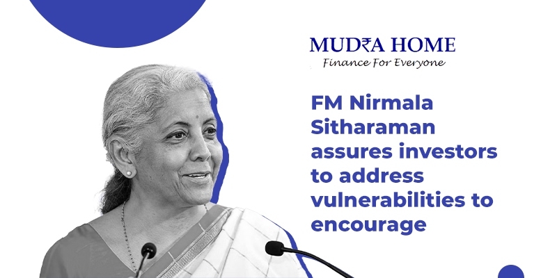 FM Nirmala Sitharaman assures investors to address vulnerabilities to encourage investment