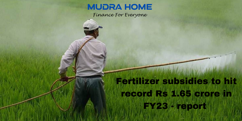 Fertilizer subsidies to hit record Rs 1.65 crore in FY23 - report - (A)