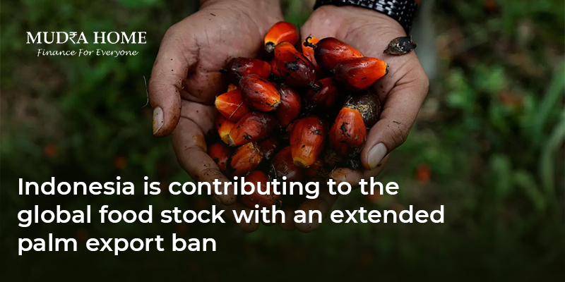 Indonesia is contributing to the global food stock with an extended palm export ban - (A)