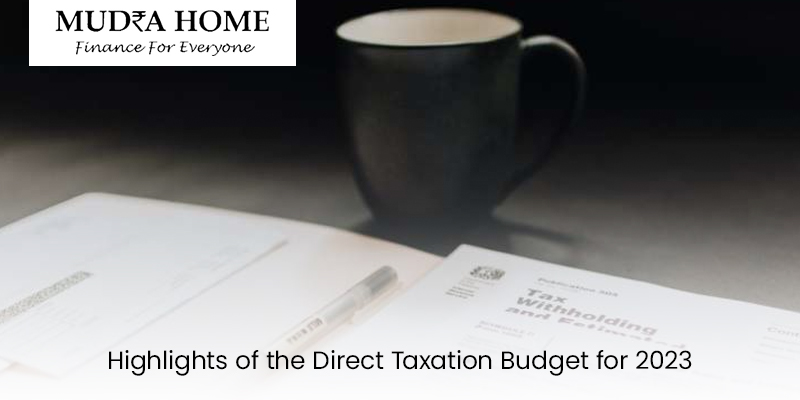 Highlights of the Direct Taxation Budget for 2023