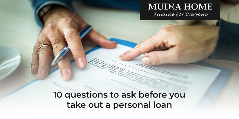 10 questions to ask before you take out a personal loan